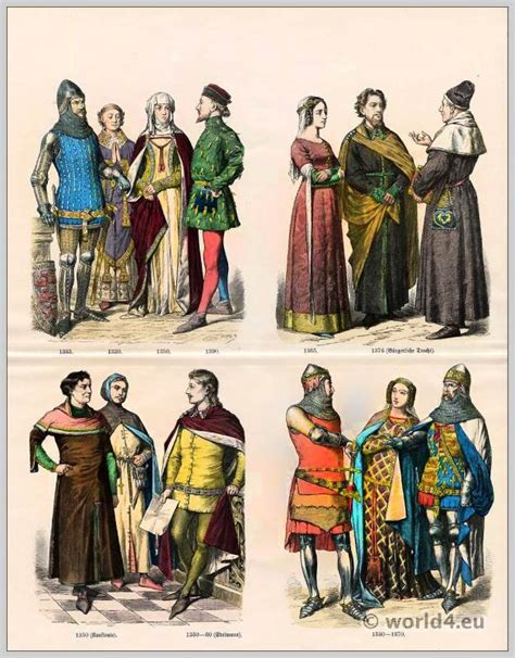 14th century english clothing.